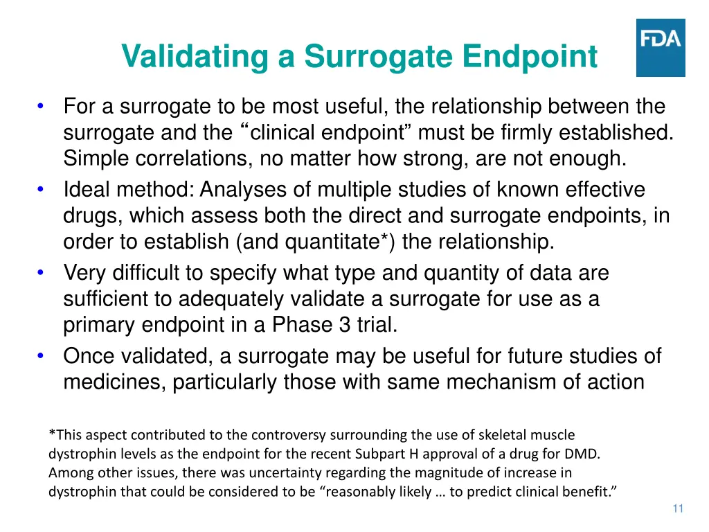 validating a surrogate endpoint