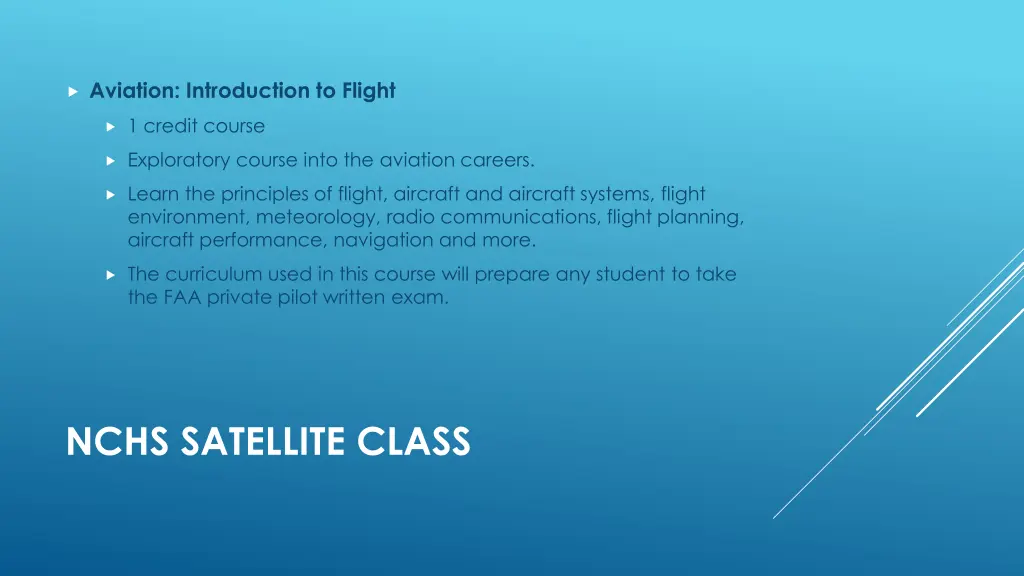 aviation introduction to flight