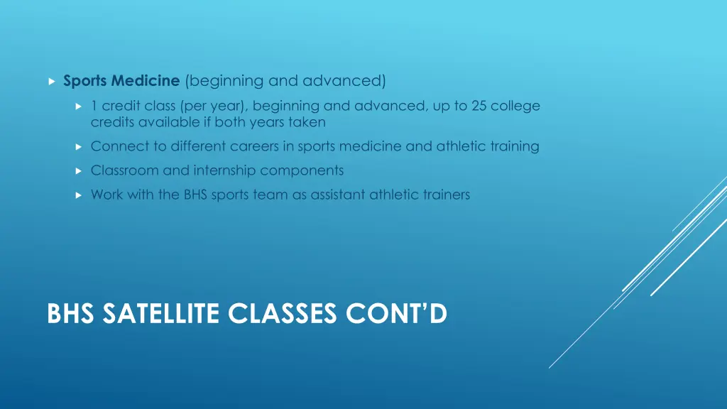 sports medicine beginning and advanced