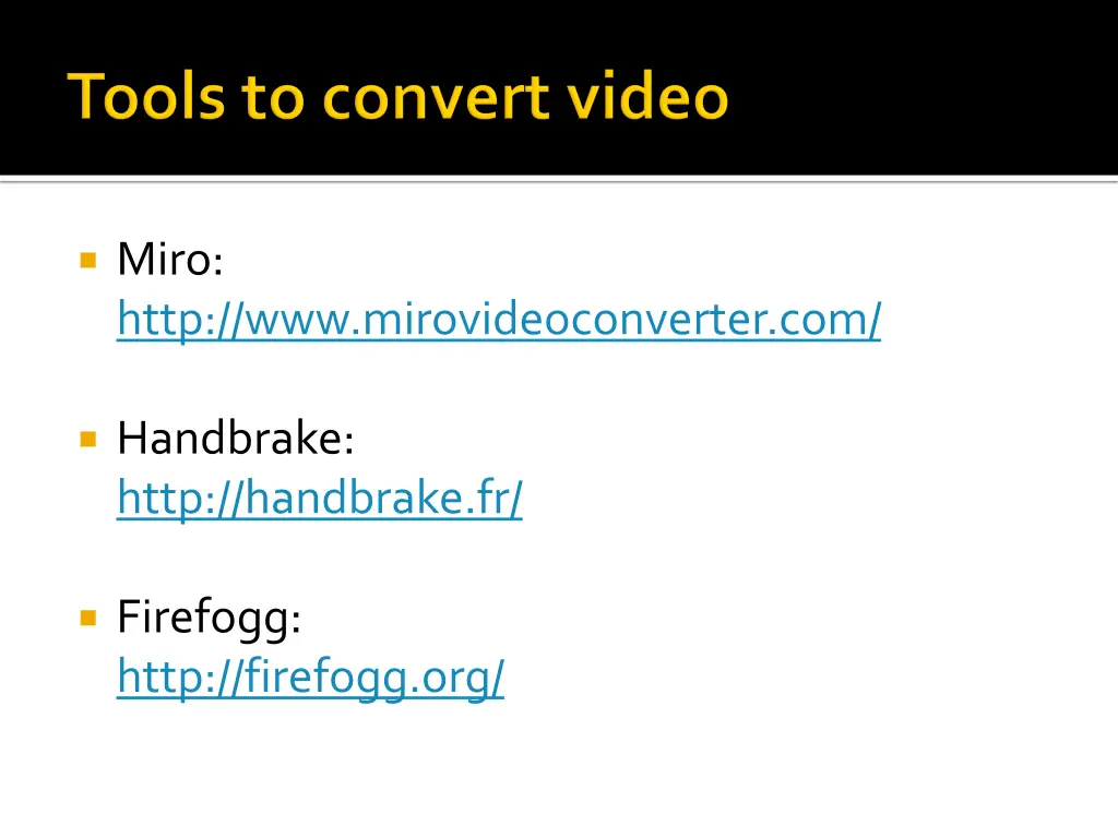 miro http www mirovideoconverter com