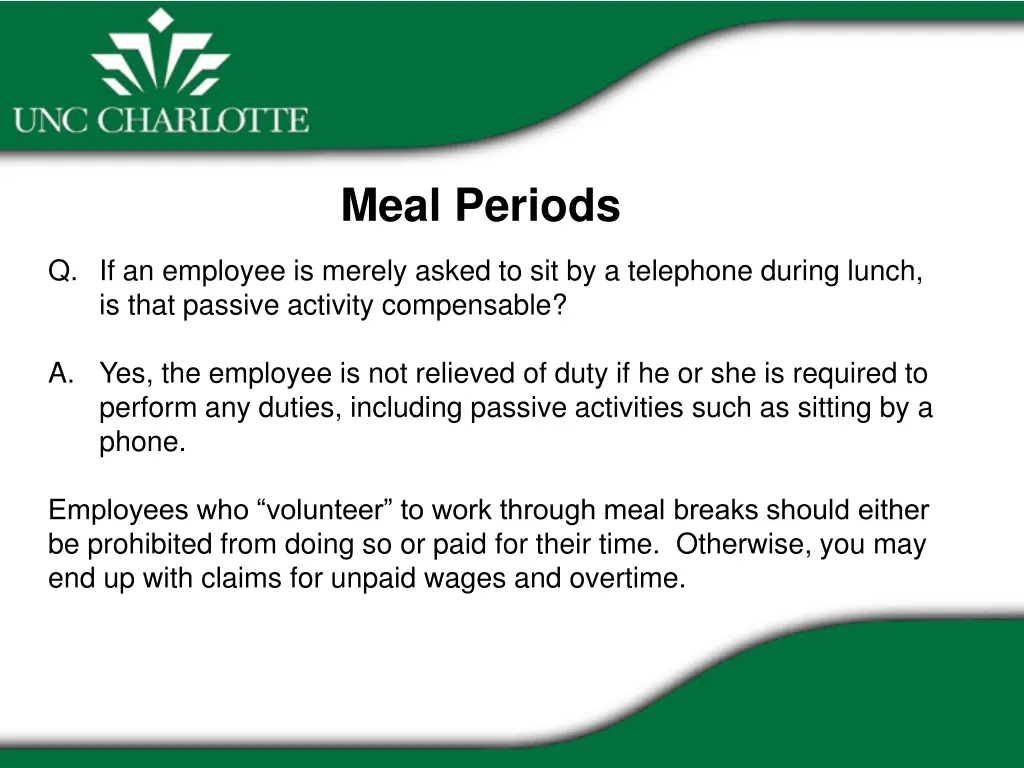 meal periods 1