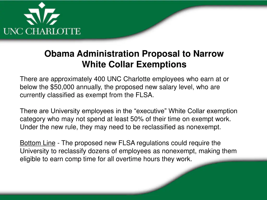 obama administration proposal to narrow white 2