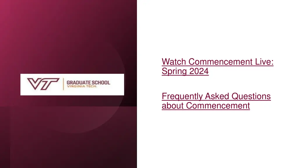 watch commencement live spring 2024