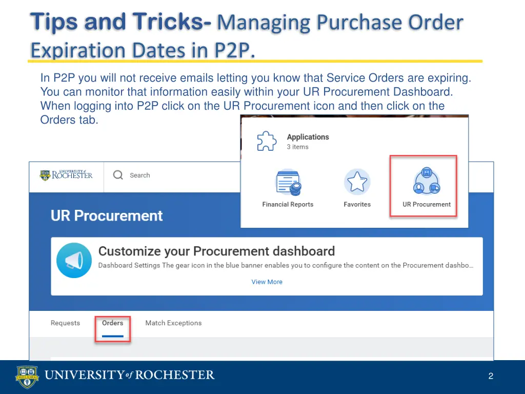 tips and tricks managing purchase order