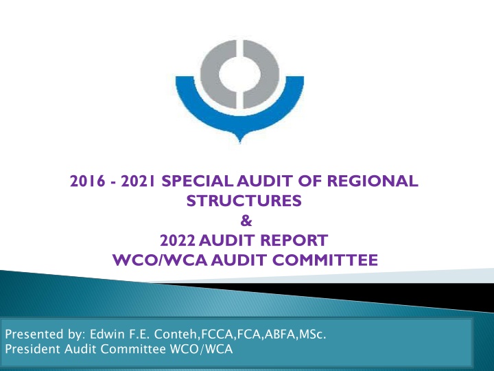 2016 2021 special audit of regional structures