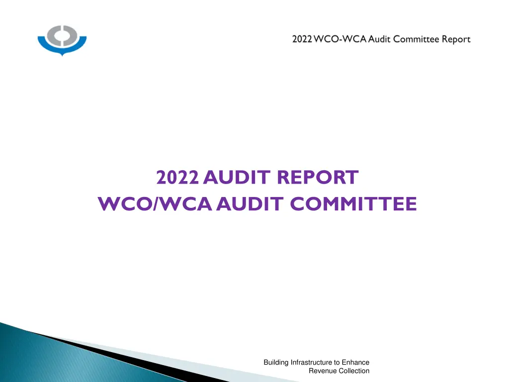 2022 audit report wco wca audit committee