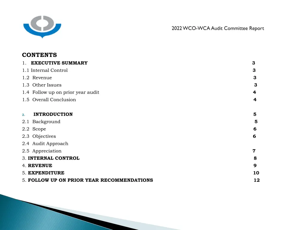 contents 1 executive summary 3 1 1 internal