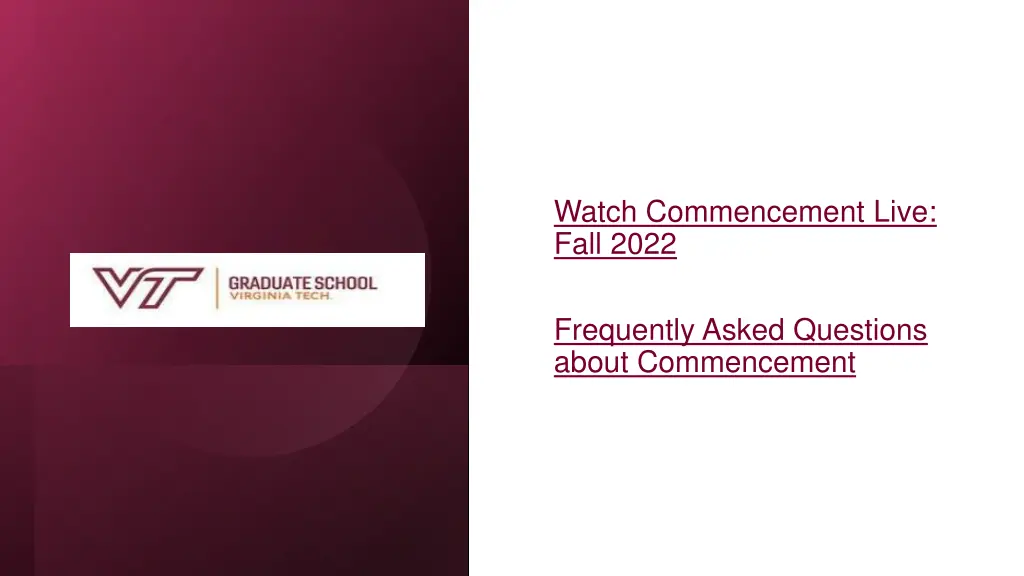 watch commencement live fall 2022