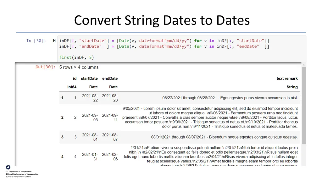 convert string dates to dates