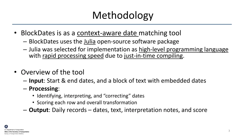 methodology