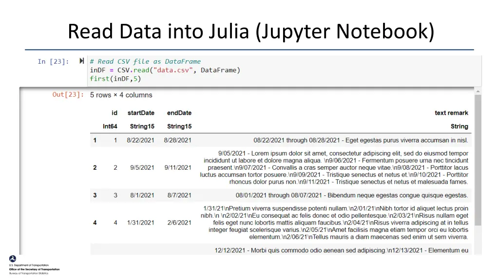 read data into julia jupyter notebook