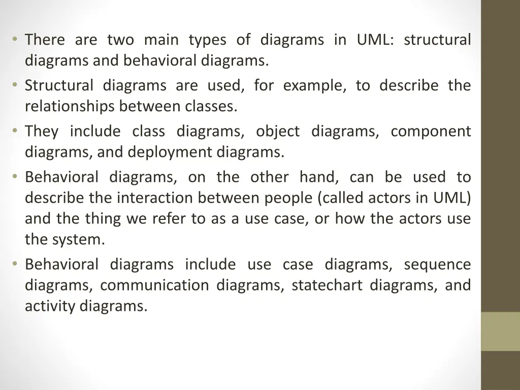 there are two main types of diagrams