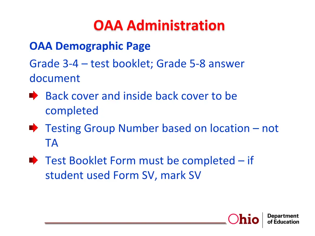 oaa administration 3