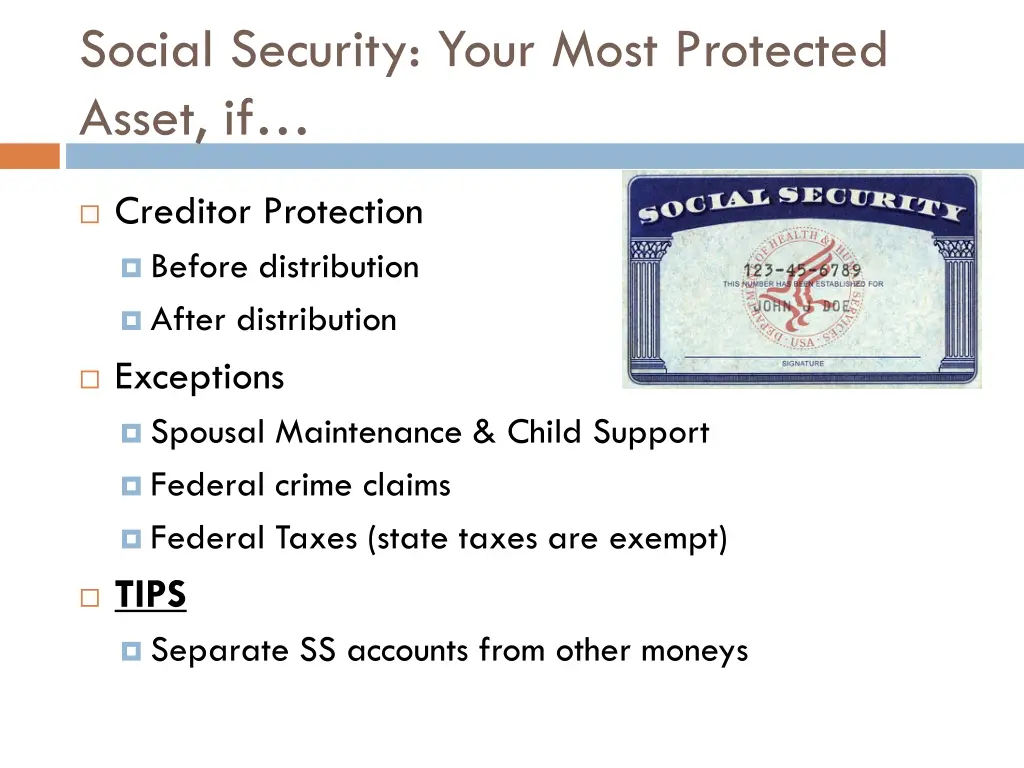 social security your most protected asset if