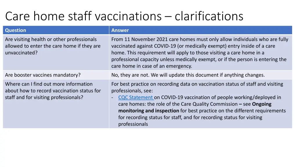 care home staff vaccinations clarifications 4