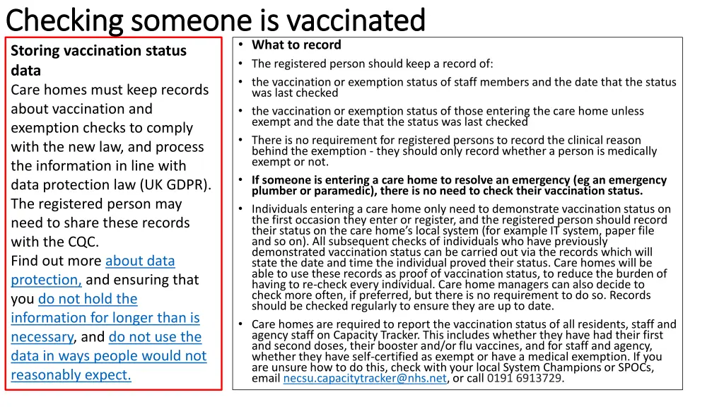 checking someone is vaccinated checking someone