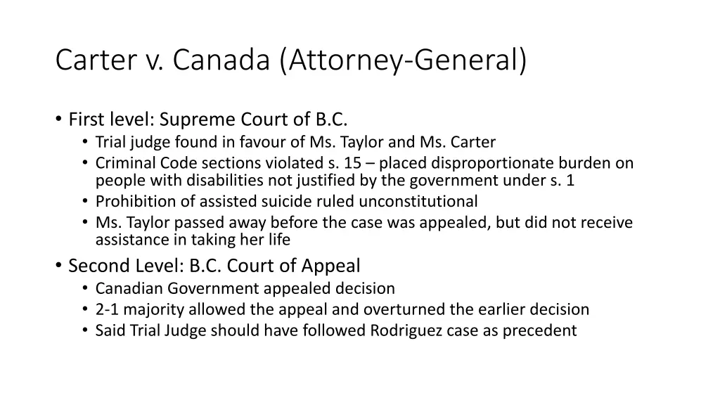 carter v canada attorney general