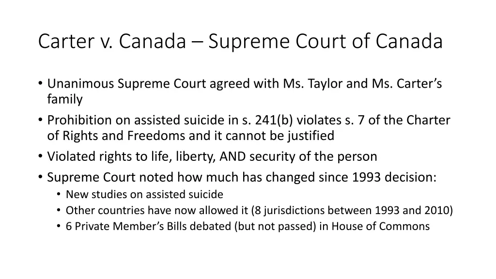 carter v canada supreme court of canada