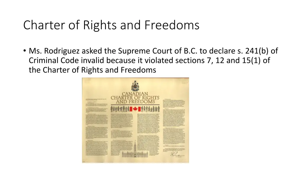 charter of rights and freedoms