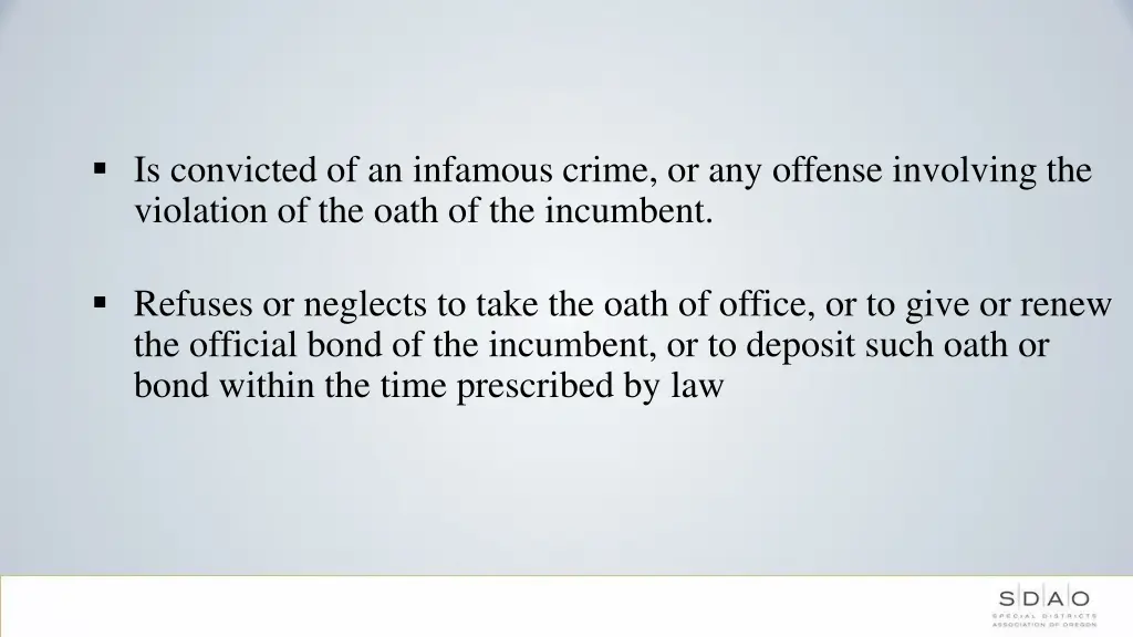 is convicted of an infamous crime or any offense