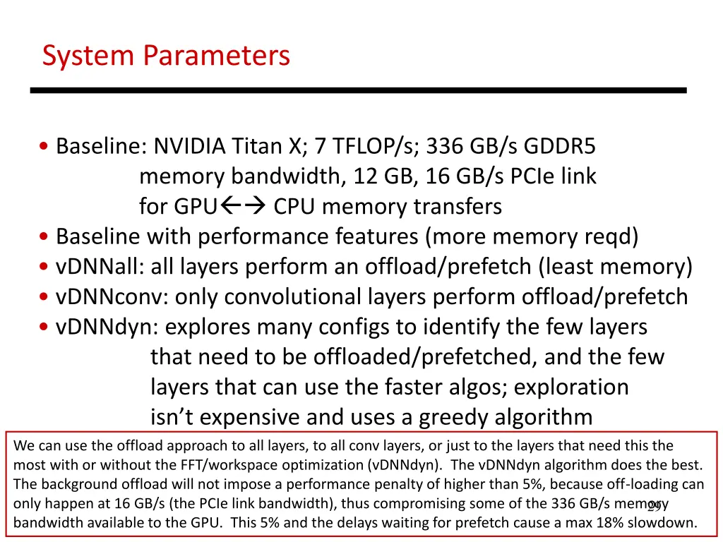 system parameters