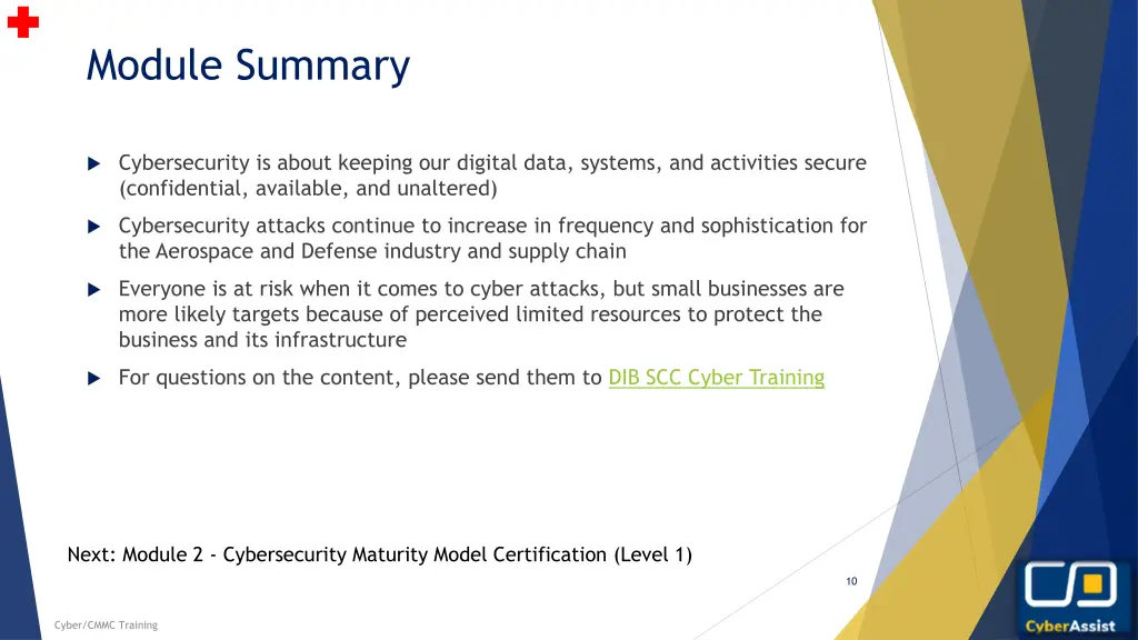 module summary