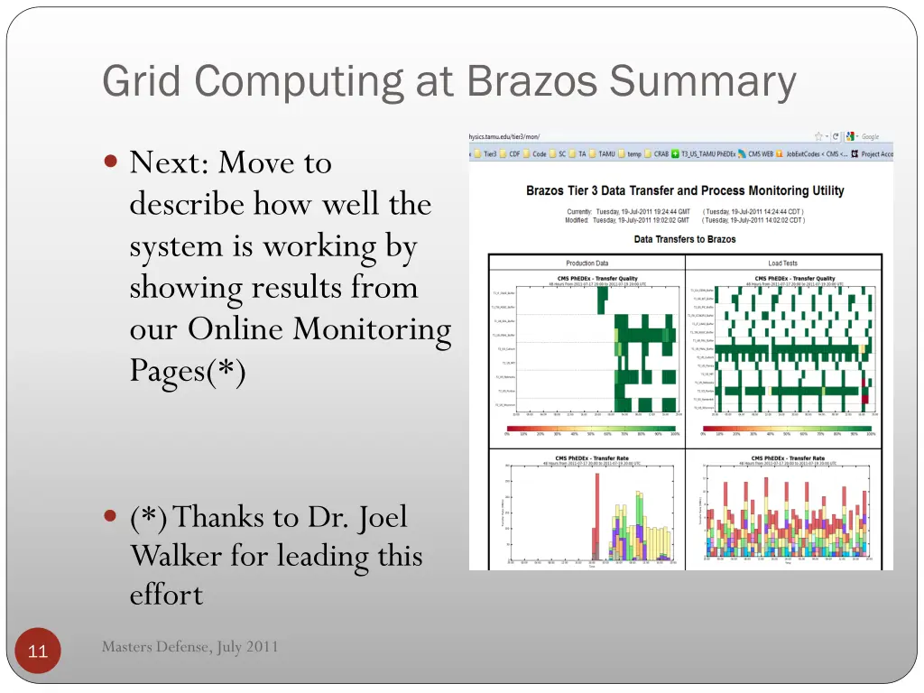 grid computing at brazos summary 1