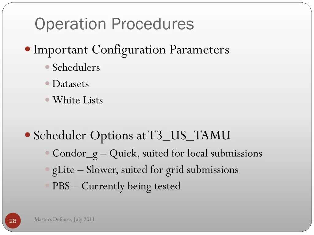 operation procedures 1