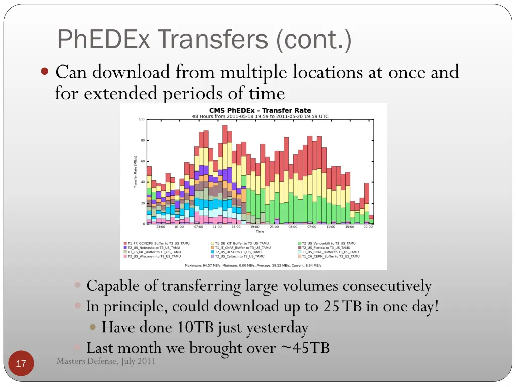 phedex transfers cont can download from multiple