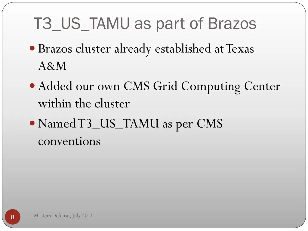 t3 us tamu as part of brazos