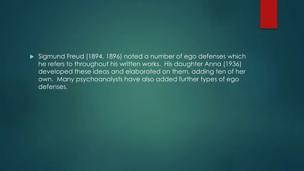 sigmund freud 1894 1896 noted a number