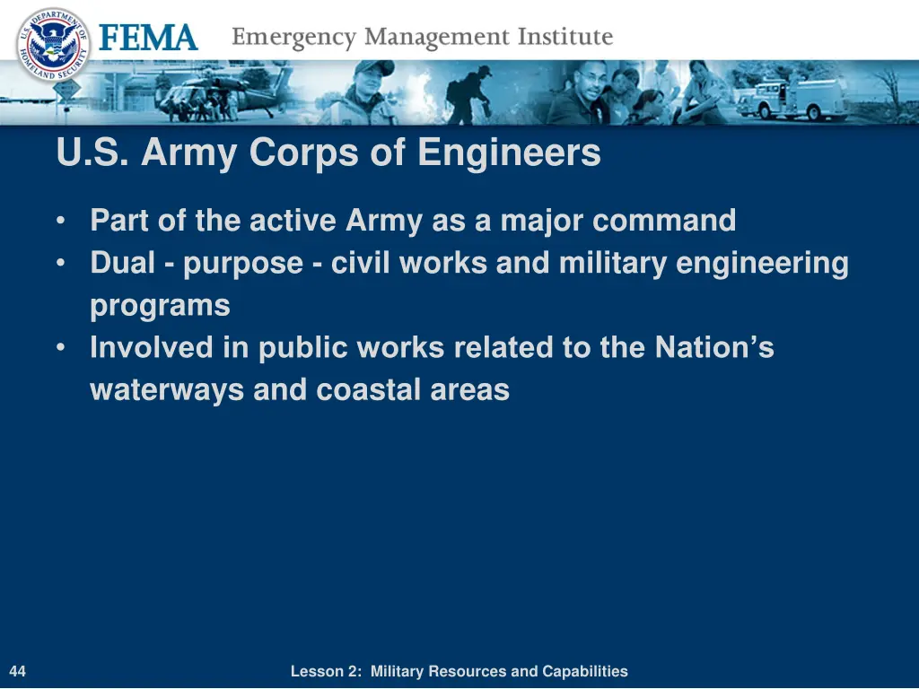 u s army corps of engineers