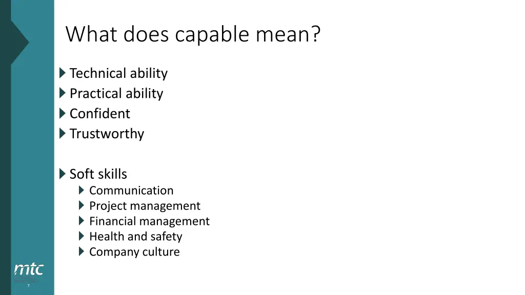 what does capable mean