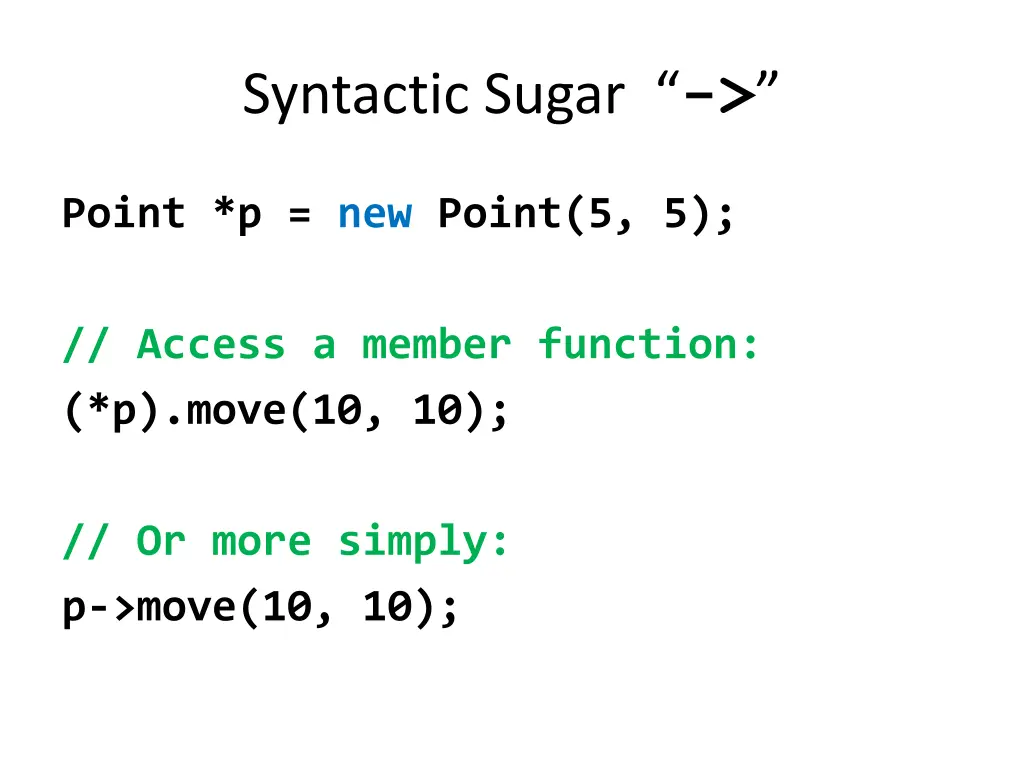 syntactic sugar