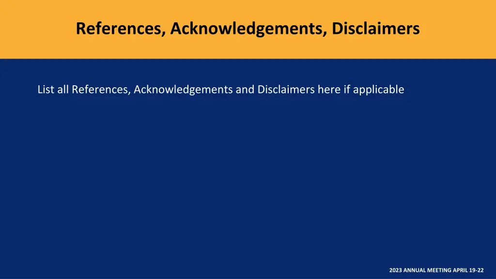 references acknowledgements disclaimers