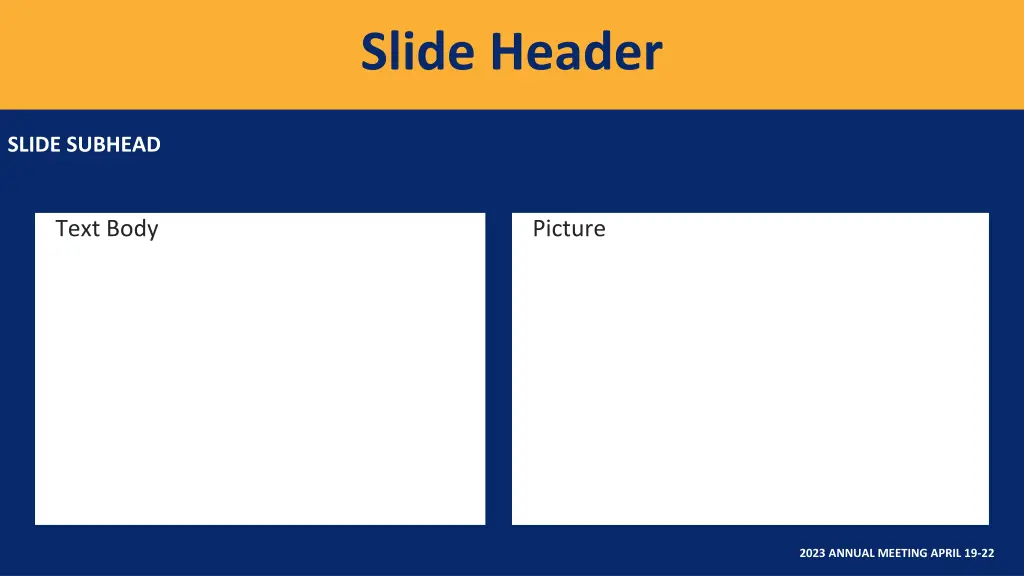 slide header