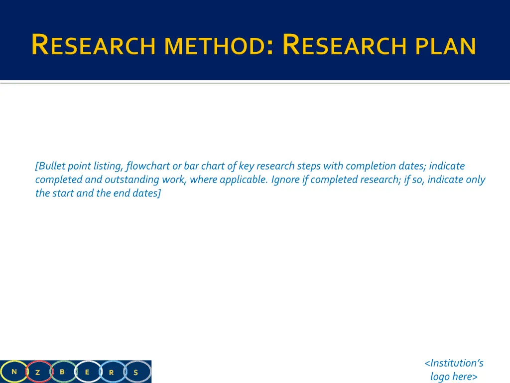 bullet point listing flowchart or bar chart