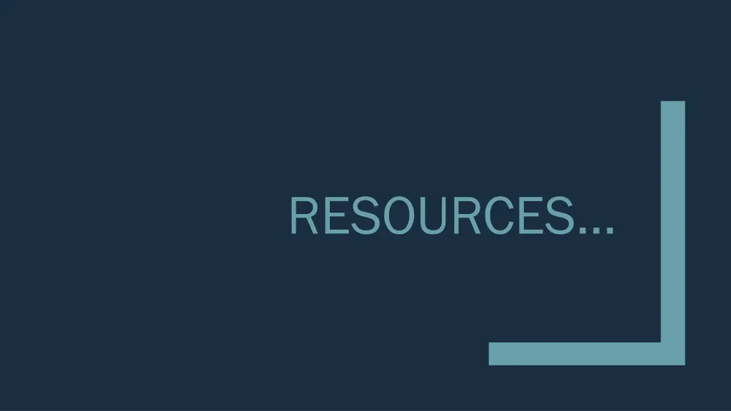 resources