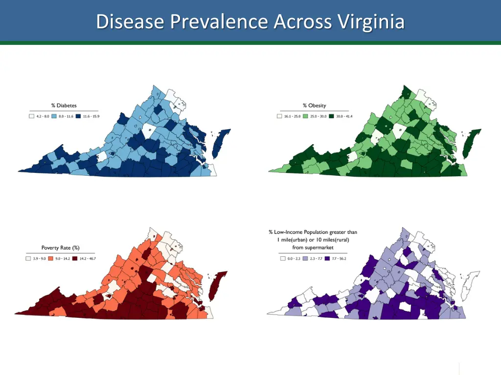 disease prevalence across virginia