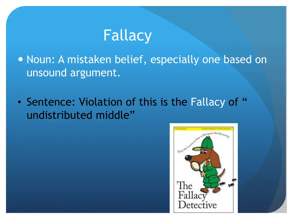 fallacy