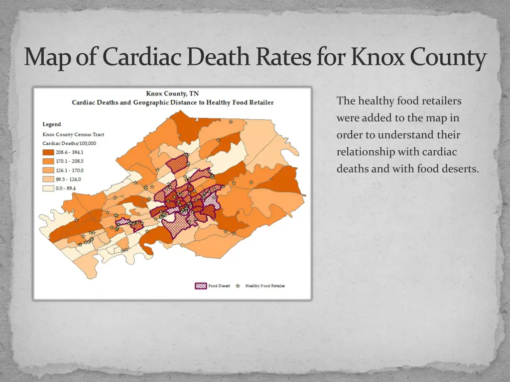 map of cardiac death rates for knox county 2