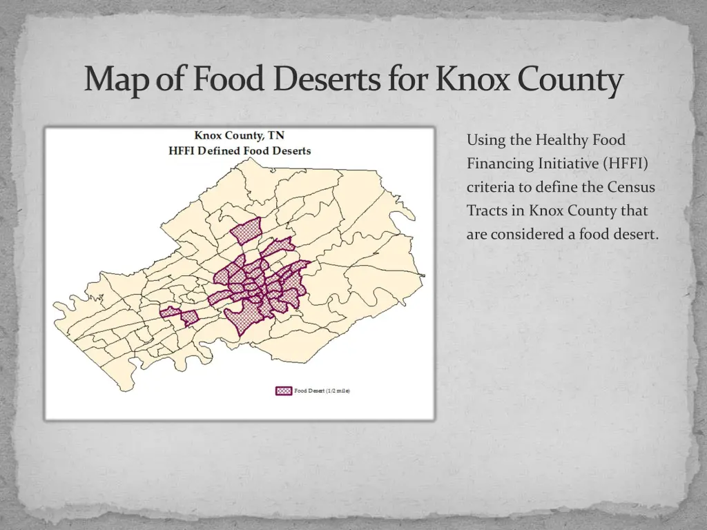 map of food deserts for knox county