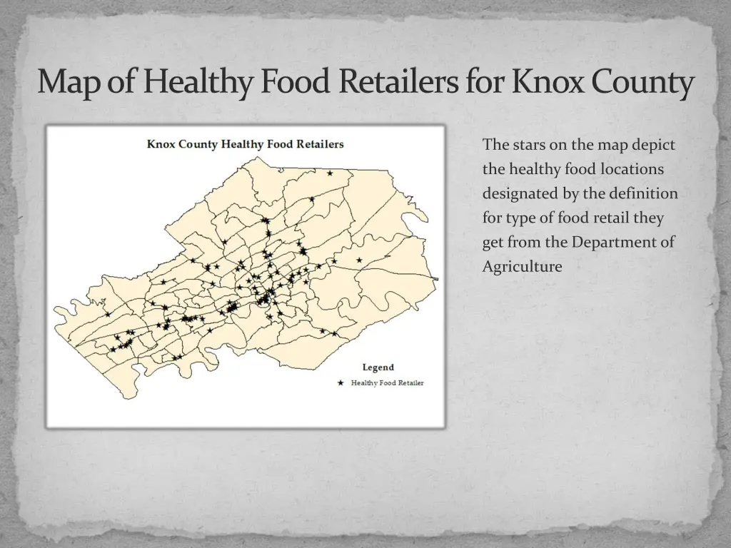 map of healthy food retailers for knox county