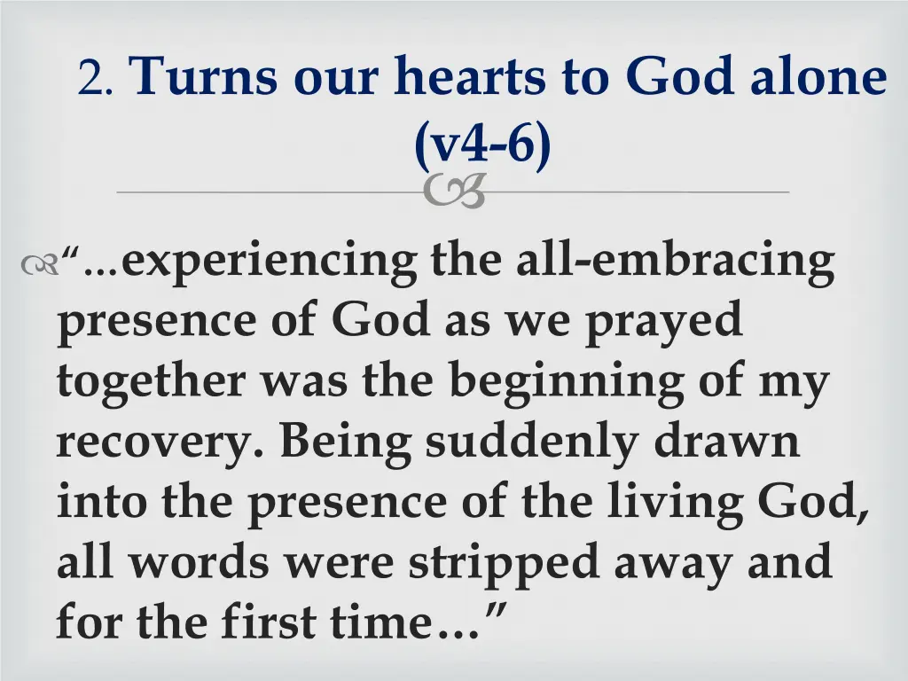 2 turns our hearts to god alone v4 6 2