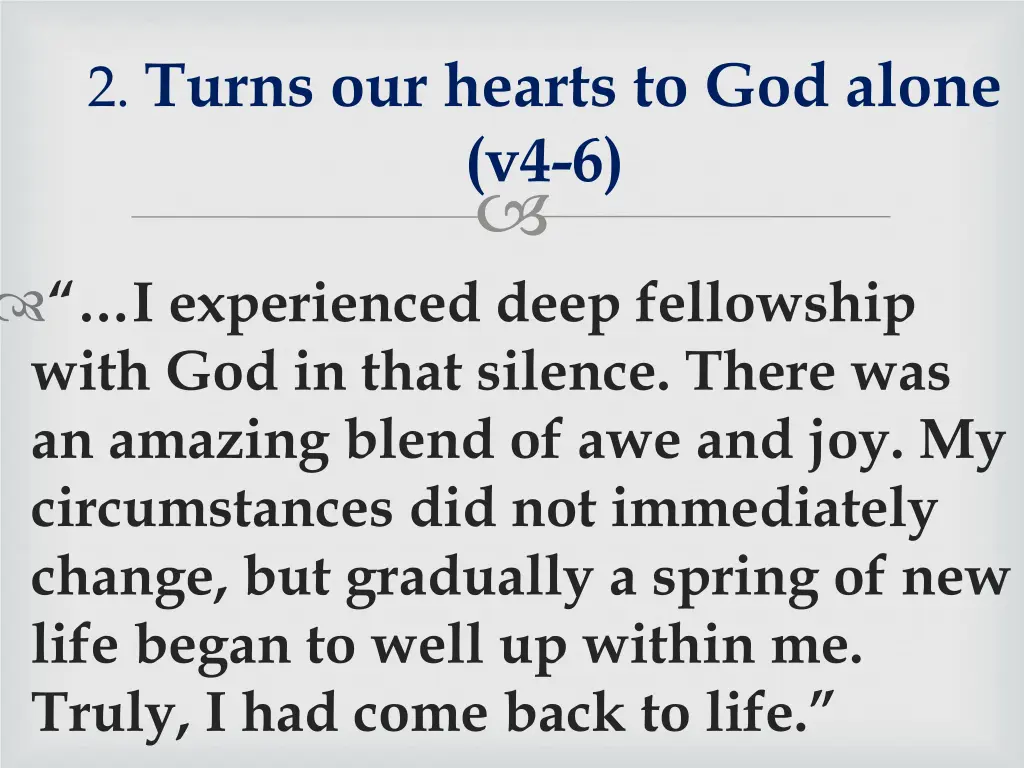 2 turns our hearts to god alone v4 6 3