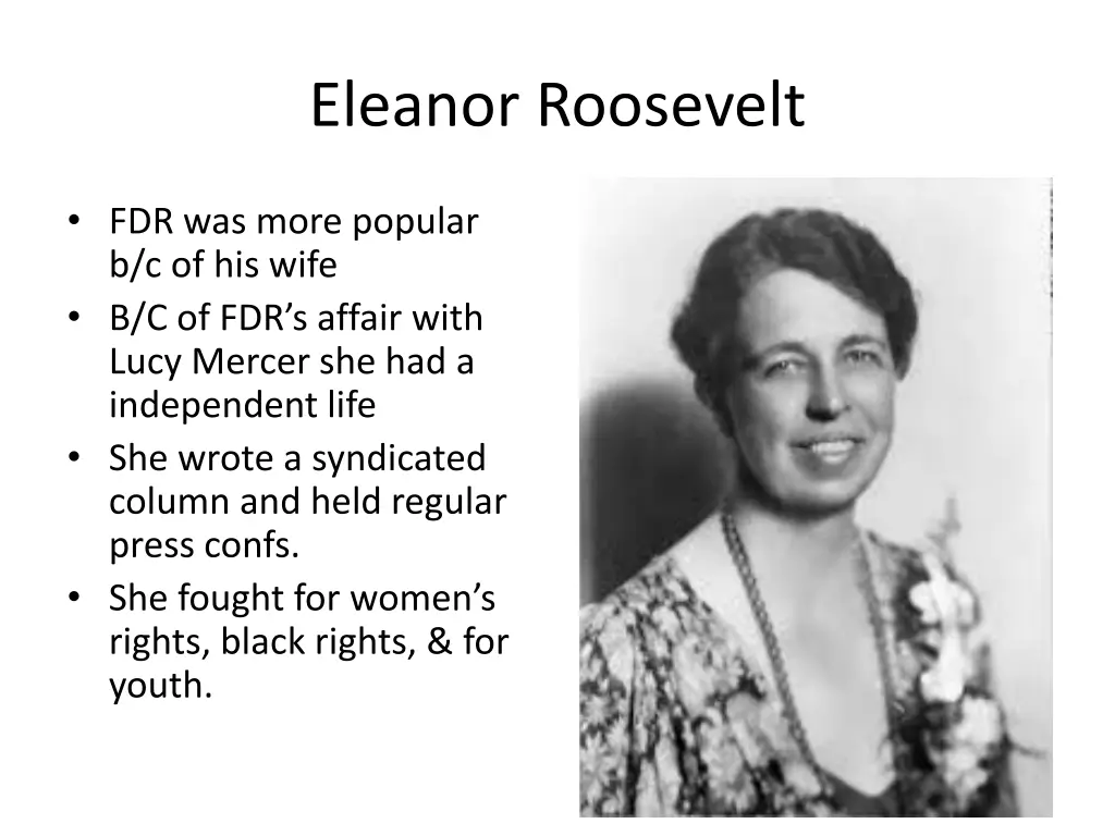 eleanor roosevelt