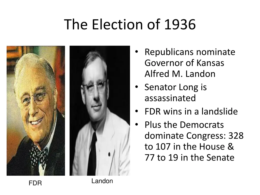 the election of 1936