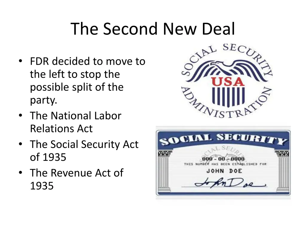 the second new deal