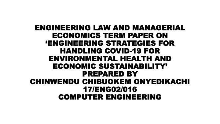 engineering law and managerial engineering