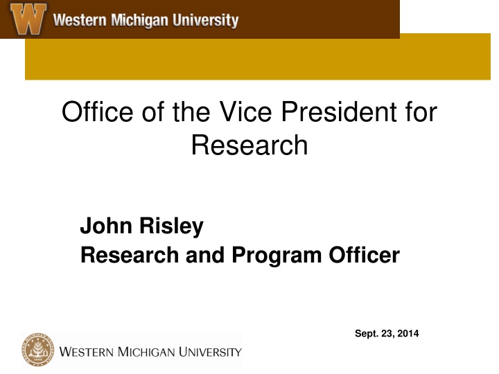 office of the vice president for research